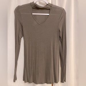 mock neck tunic